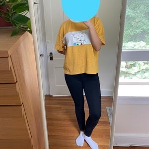 Cute toothbrushing graphic tee